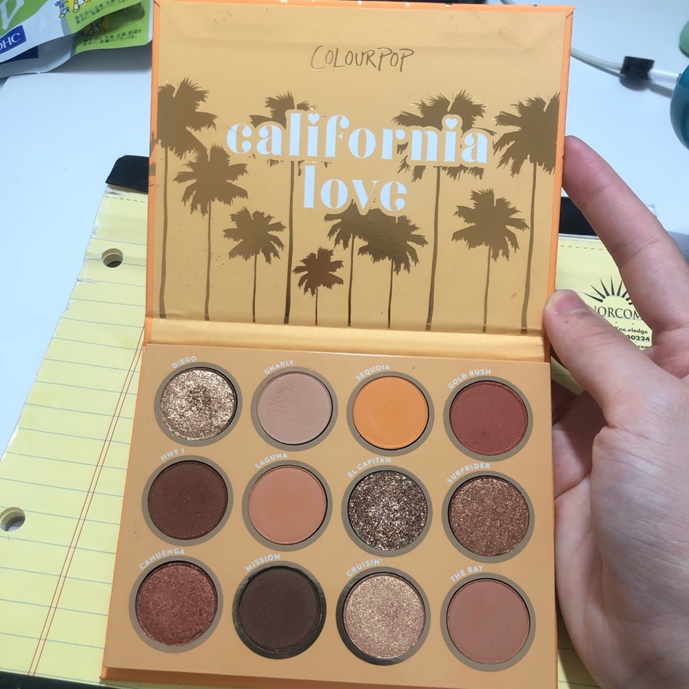 Colourpop California Love eyeshadow palette